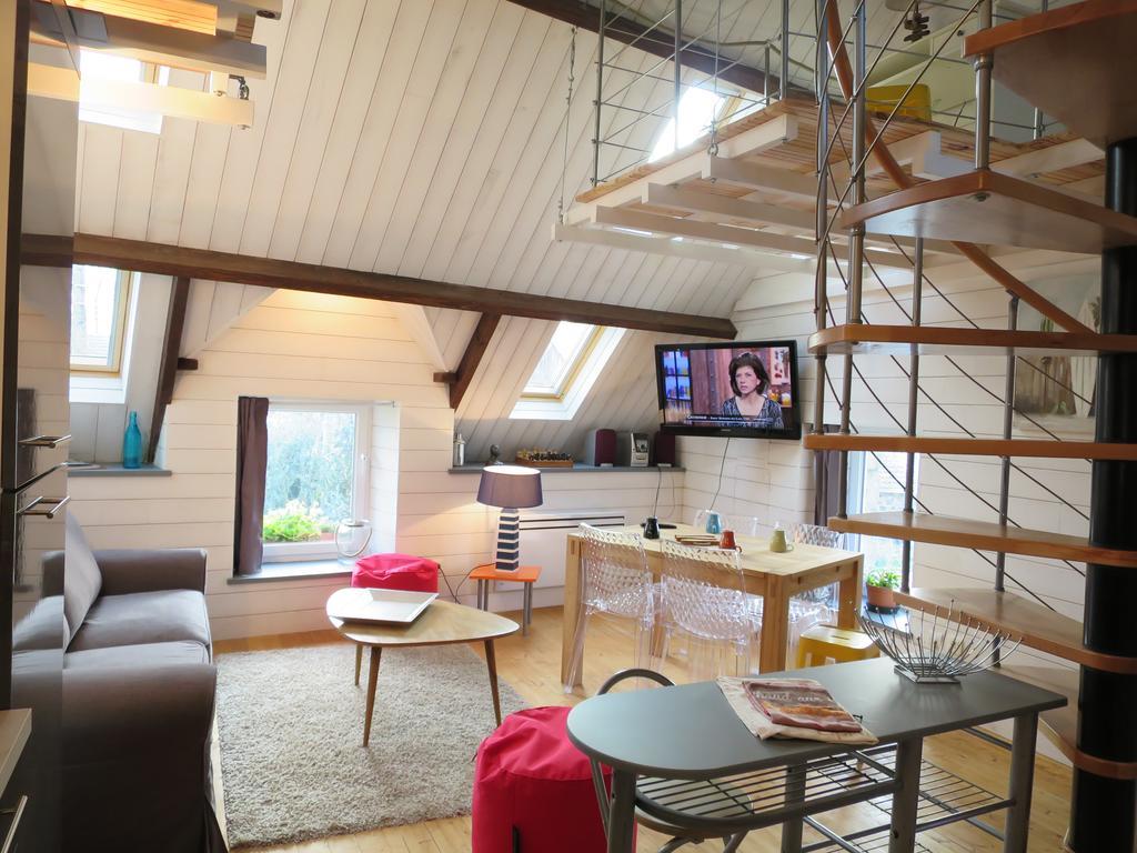 Au Coeur De La Baie Apartment Le Val-Saint-Pere Luaran gambar